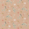 Coated  Cotton CELESTE Pink / Coral